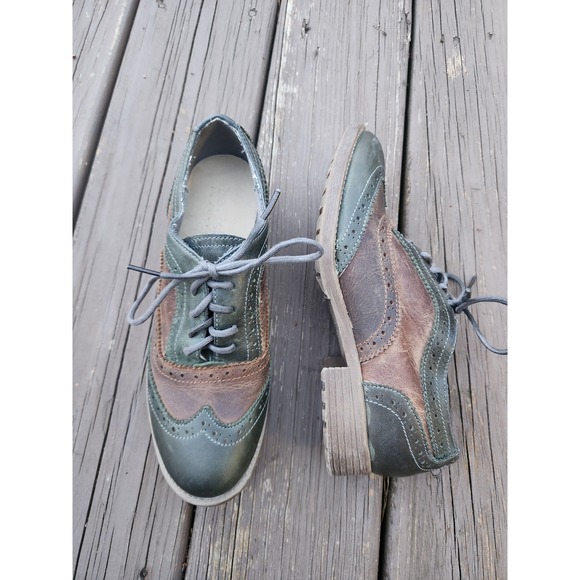 Bed Stu Shoes - Bed Stu | Lita Wingtip Oxford Lace-up Loafer Flat Boho Grunge Grandpacore 9